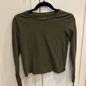 Z Supply long sleeve army green t shirt. Size XS. Perfect condition.